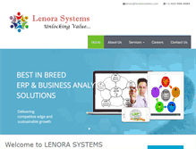 Tablet Screenshot of lenorasystems.com